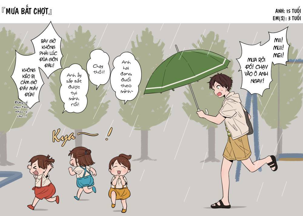 Anh Trai Cùng 3 Cô Em Gái Sinh Ba Chương 15 Ảnh 2