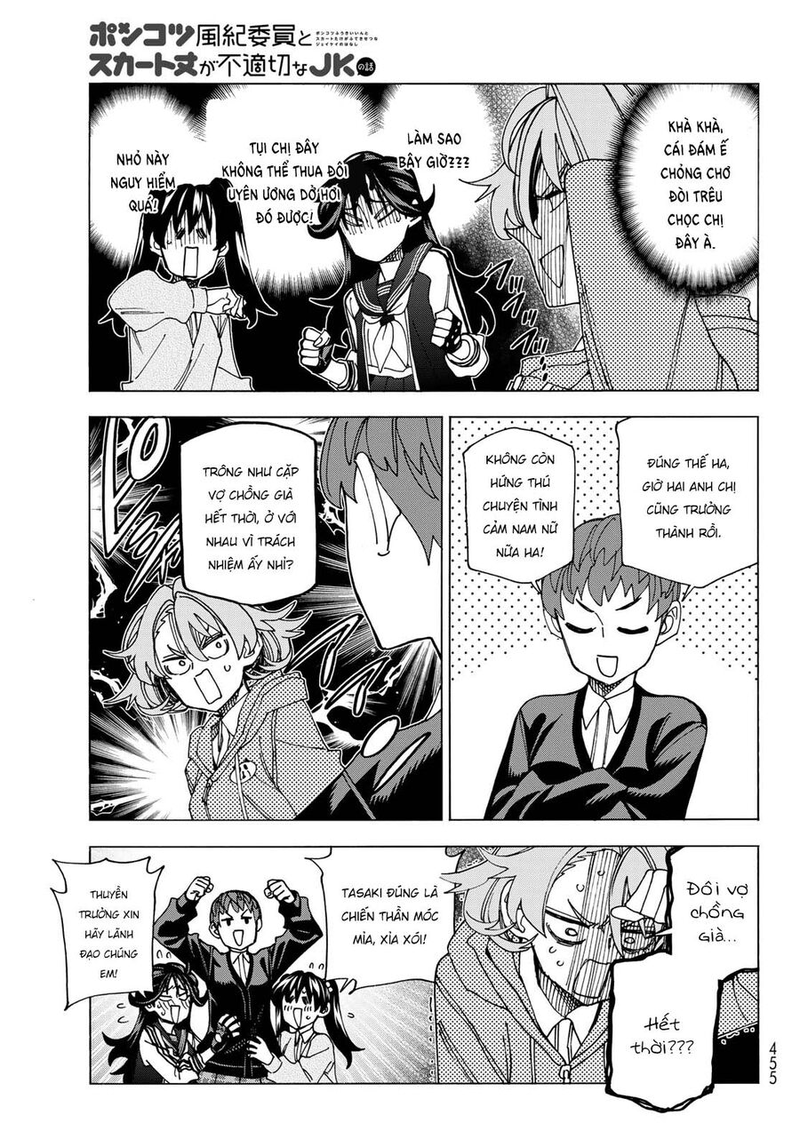 Ponkotsu Fuukiin To Skirt Take Ga Futekisetsu Na Jk No Hanashi Chương 70 Ảnh 4