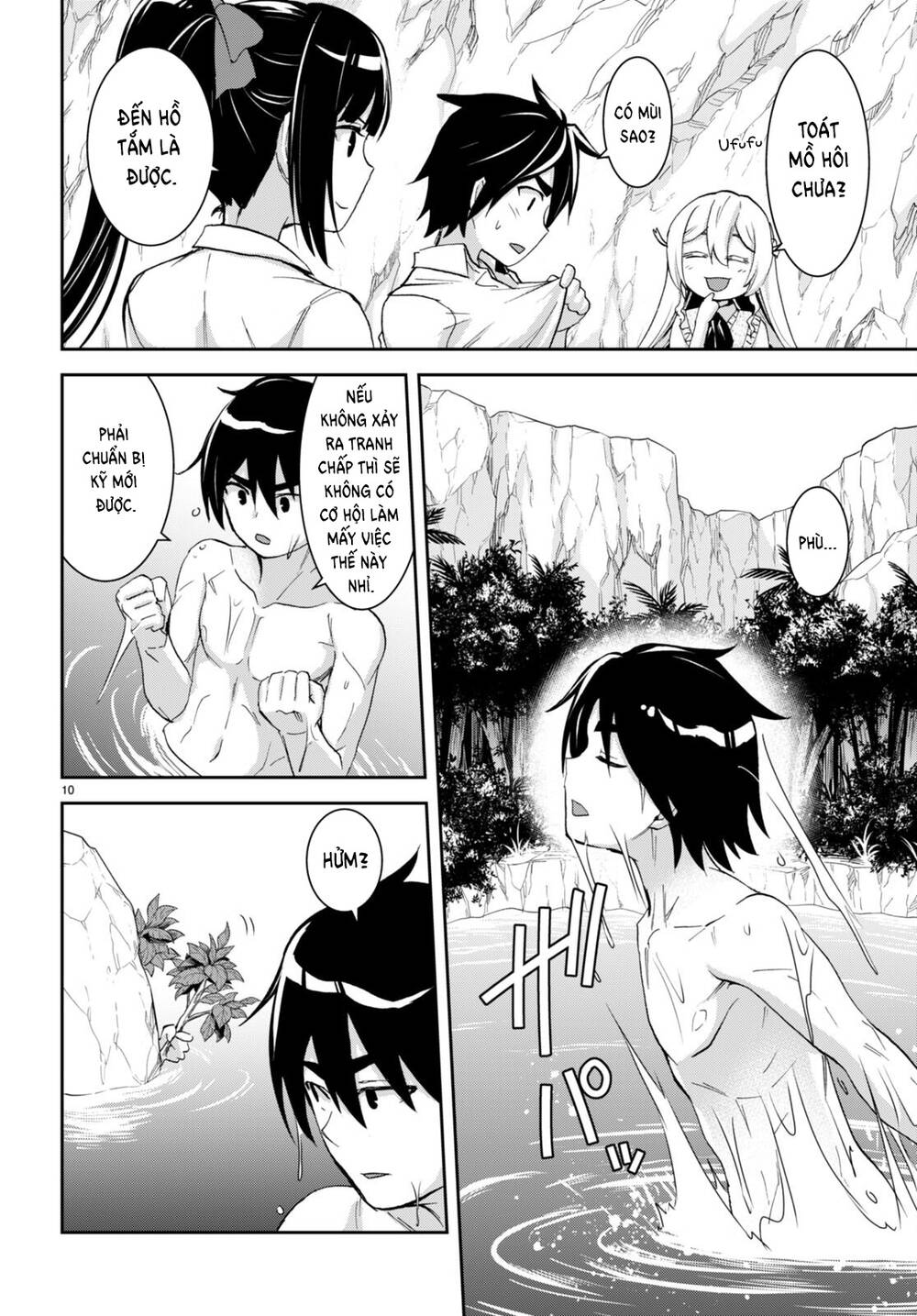 Gakkou No Minna To Isekai No Mujintou Ni Tenishitakedo Ore Dake Rakushou Desu Chương 24 Ảnh 15