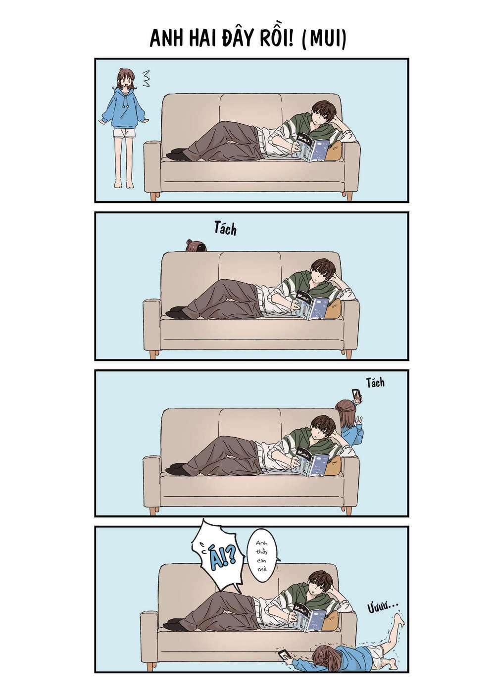 Anh Trai Cùng 3 Cô Em Gái Sinh Ba Chương 9 Ảnh 3