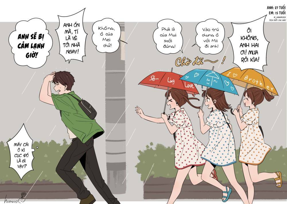 Anh Trai Cùng 3 Cô Em Gái Sinh Ba Chương 15 Ảnh 3