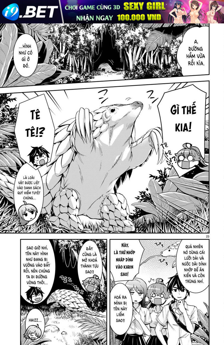 Gakkou No Minna To Isekai No Mujintou Ni Tenishitakedo Ore Dake Rakushou Desu Chương 23 Ảnh 28