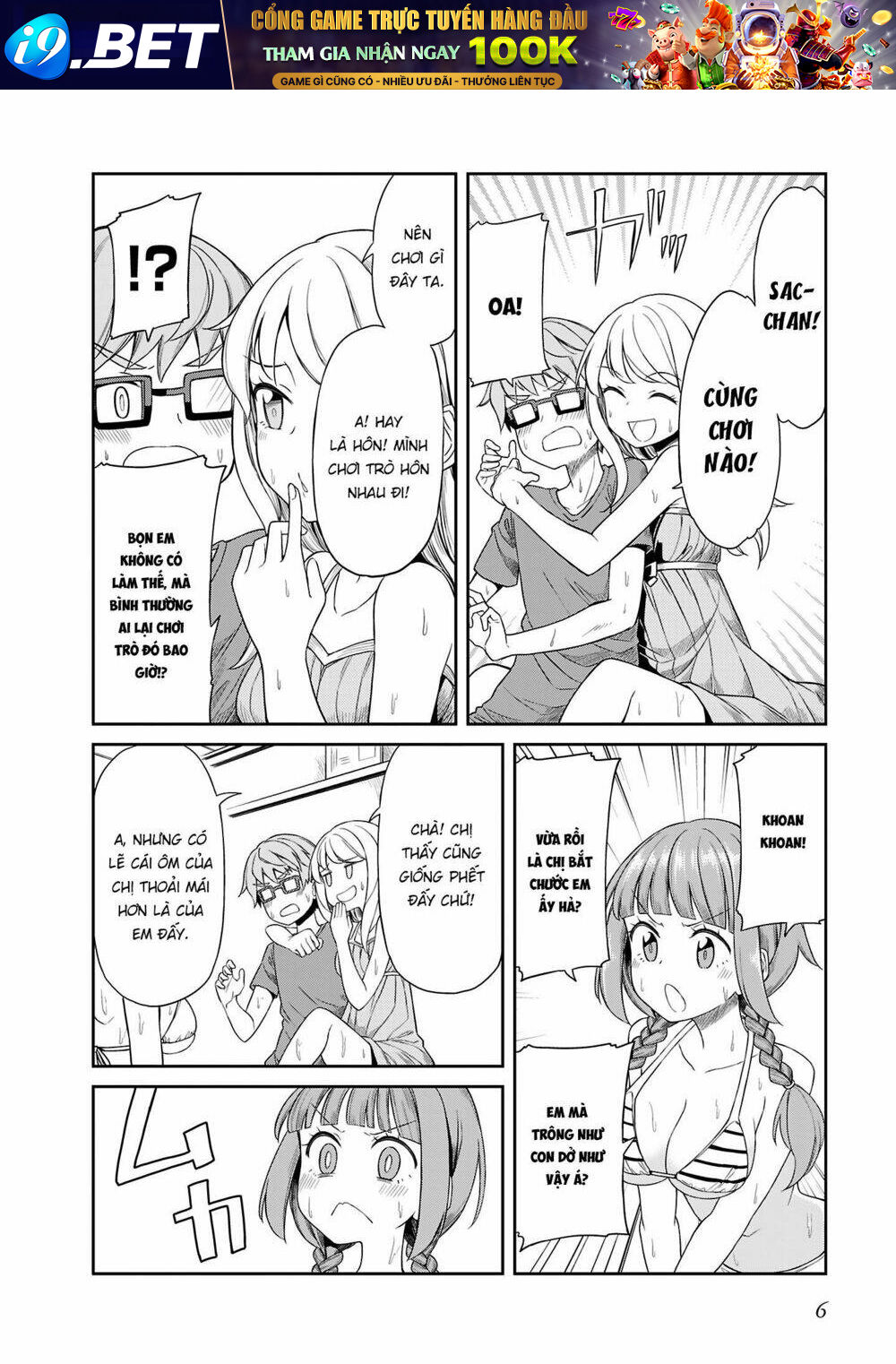 Hinomoto Sanshimai Wa Kamatte Hoshii Chương 10 Ảnh 7
