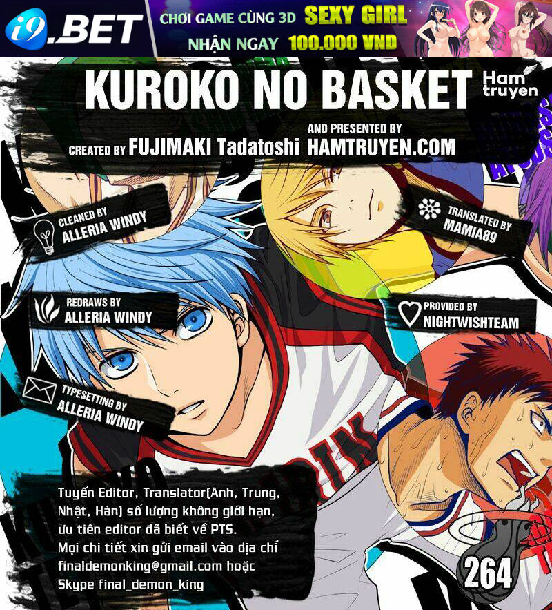 Vua Bóng Rổ Kuroko Chương 264 Ảnh 2
