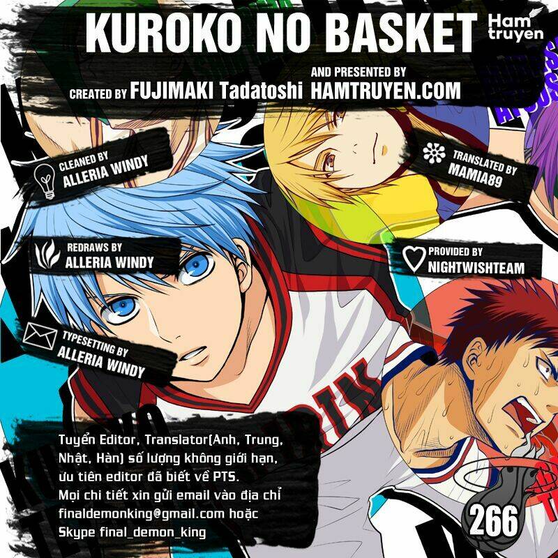Vua Bóng Rổ Kuroko Chương 266 Ảnh 2