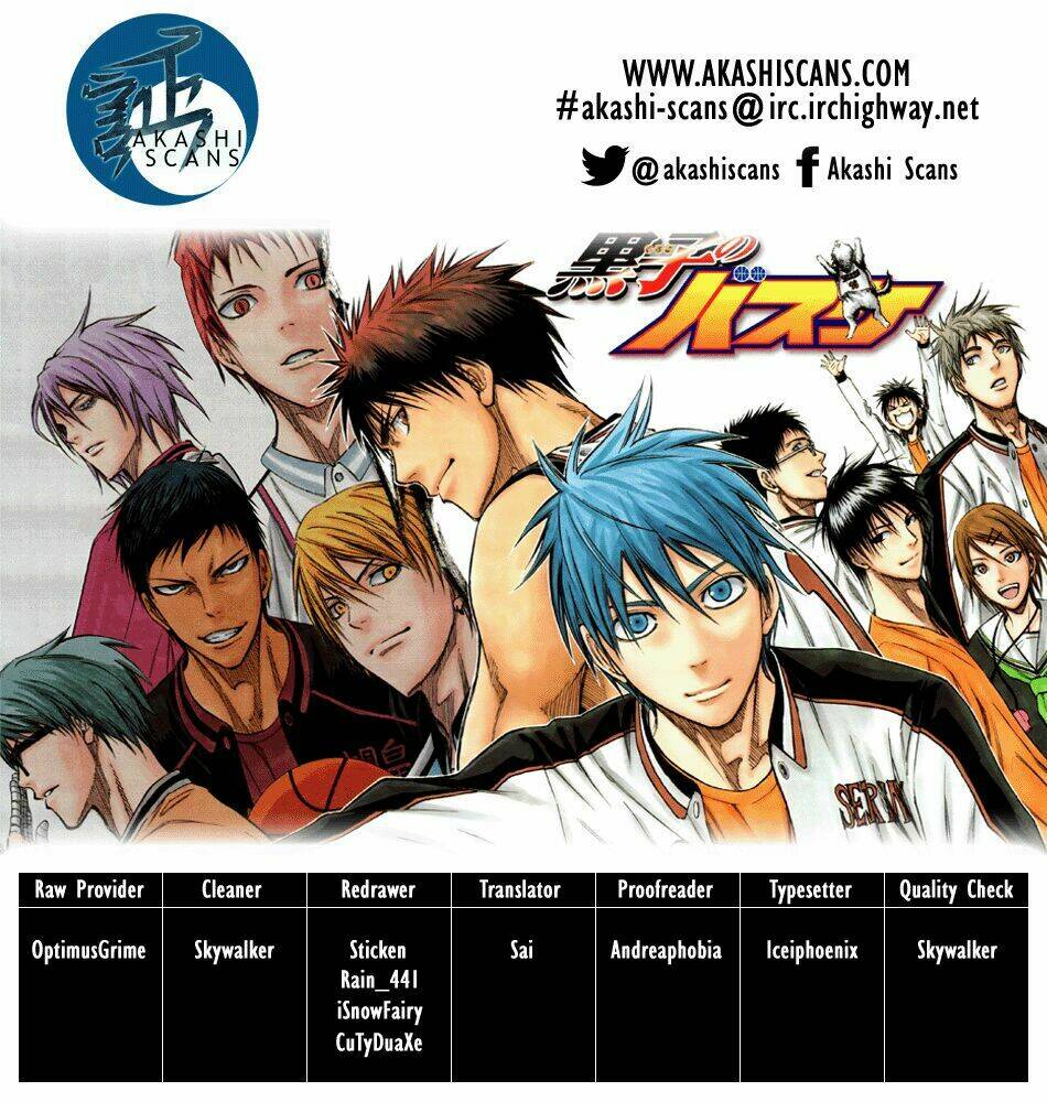 Vua Bóng Rổ Kuroko Chương 268 Ảnh 6
