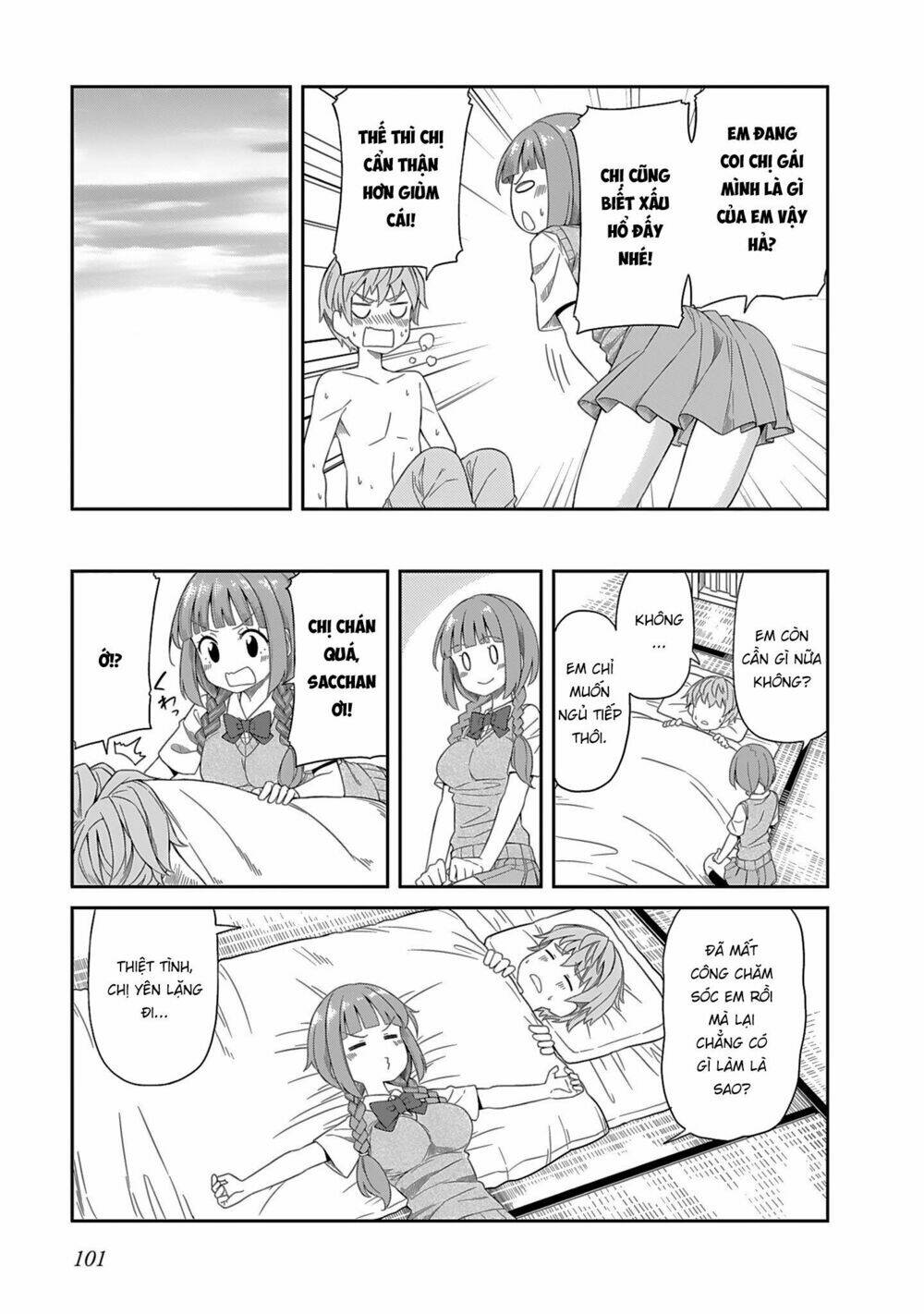Hinomoto Sanshimai Wa Kamatte Hoshii Chương 8 Ảnh 10