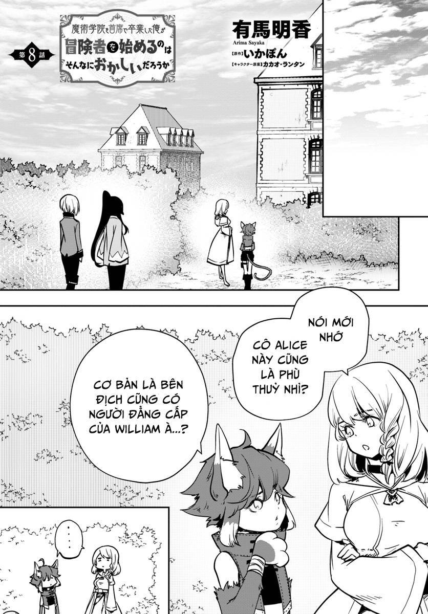 Majutsugakuin Wo Shuseki De Sotsugyou Shita Ore Ga Boukensha Wo Hajimeru No Wa Sonna Ni Okashii Daro Chương 8 Ảnh 2