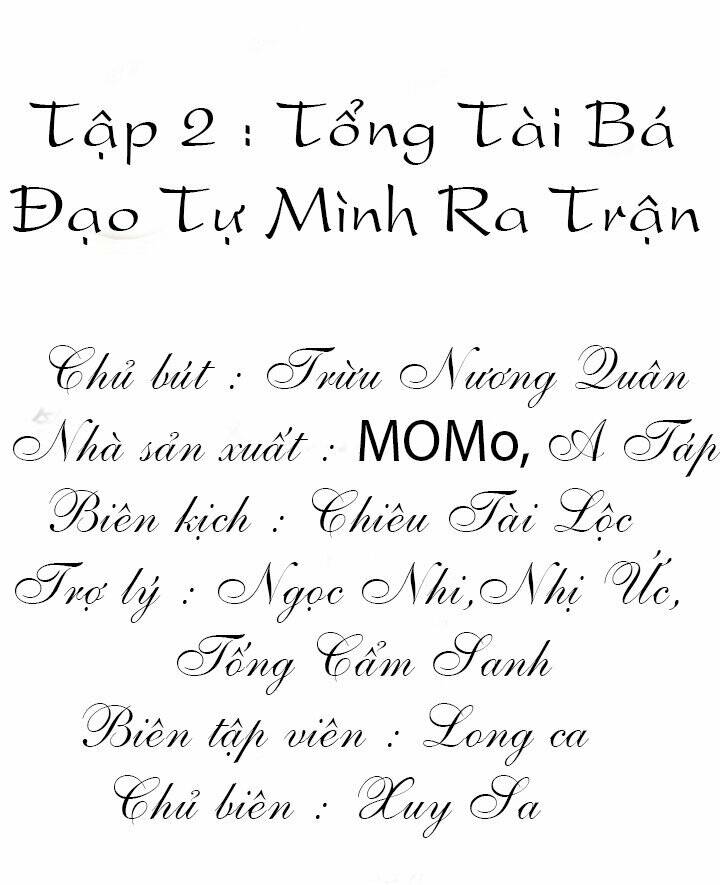 Tổng Tài Xấu Xa, Đừng Hòng Thoát Chương 2 Ảnh 4