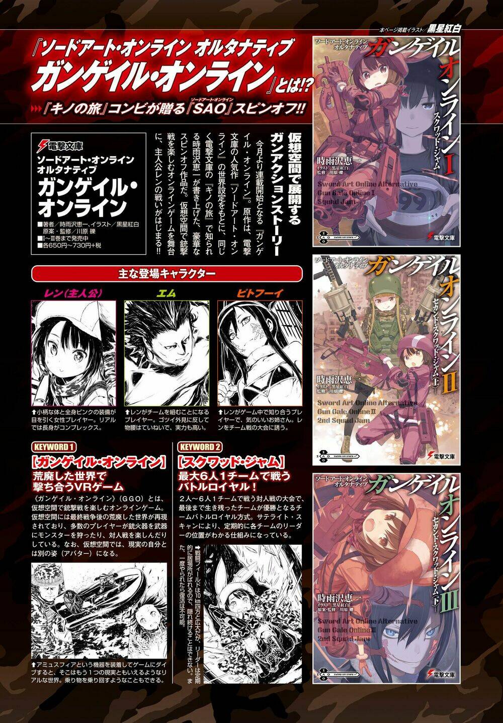 Sword Art Online Alternative - Gun Gale Online Chương 1 Ảnh 3