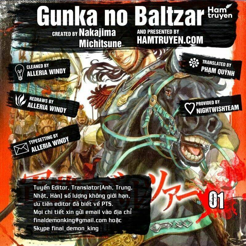 Gunka No Baltzar Chương 1 Ảnh 2