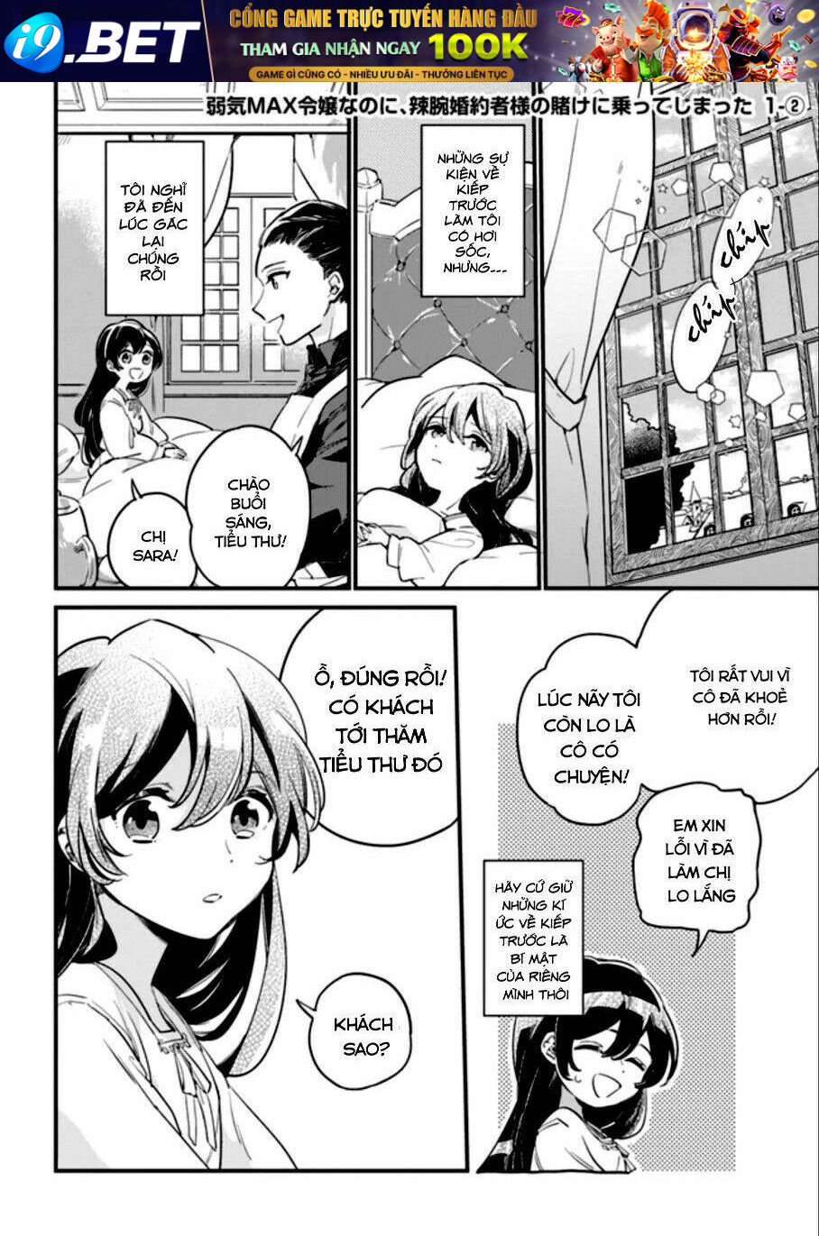 Yowaki Max Reijou Nanoni, Ratsuwan Konyakusha-Sama No Kake Ni Notte Shimatta Even Though Chương 1.2 Ảnh 2