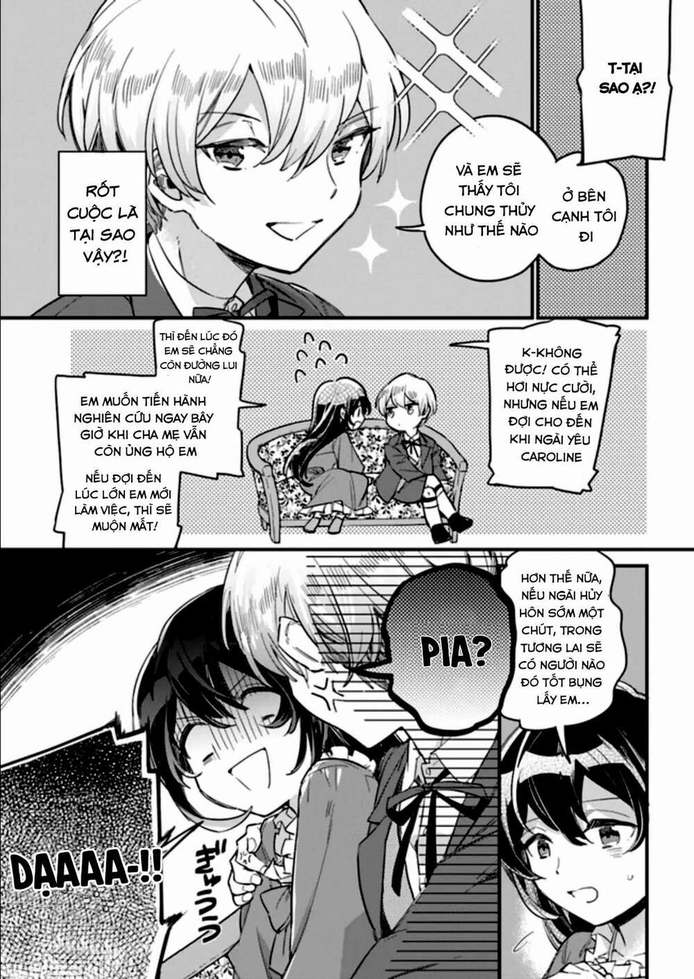 Yowaki Max Reijou Nanoni, Ratsuwan Konyakusha-Sama No Kake Ni Notte Shimatta Even Though Chương 1.4 Ảnh 5