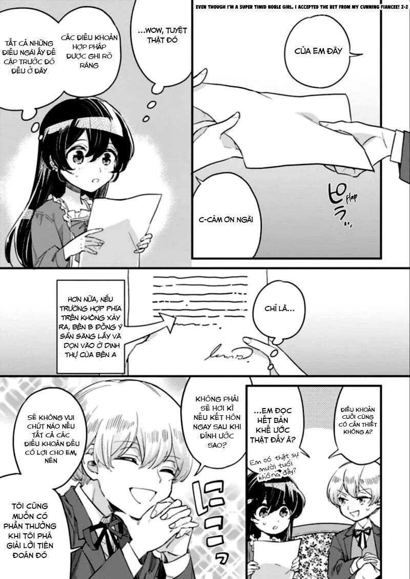 Yowaki Max Reijou Nanoni, Ratsuwan Konyakusha-Sama No Kake Ni Notte Shimatta Even Though Chương 2 Ảnh 6