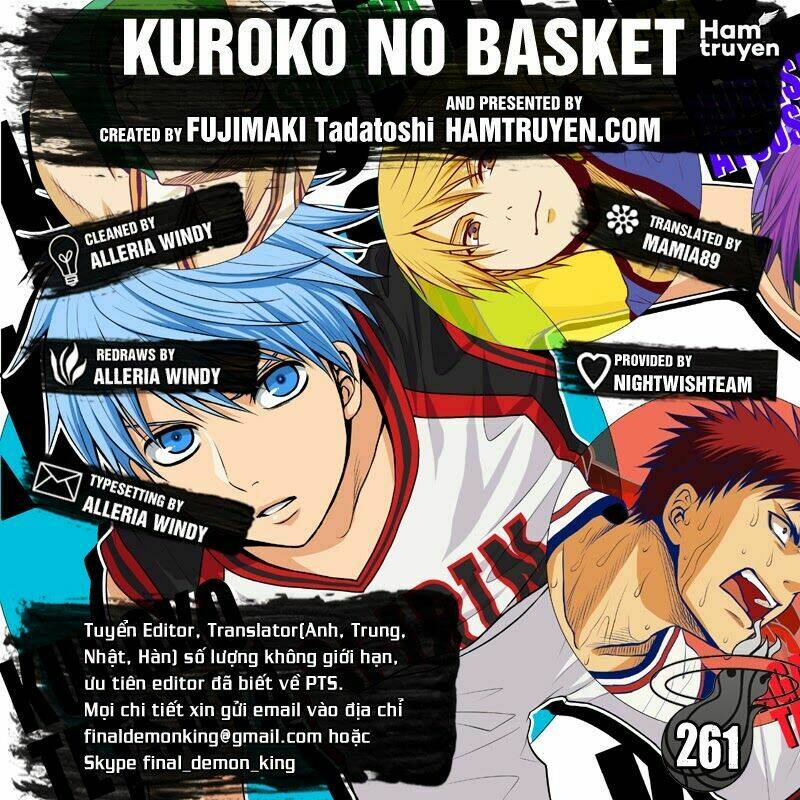Vua Bóng Rổ Kuroko Chương 261 Ảnh 2