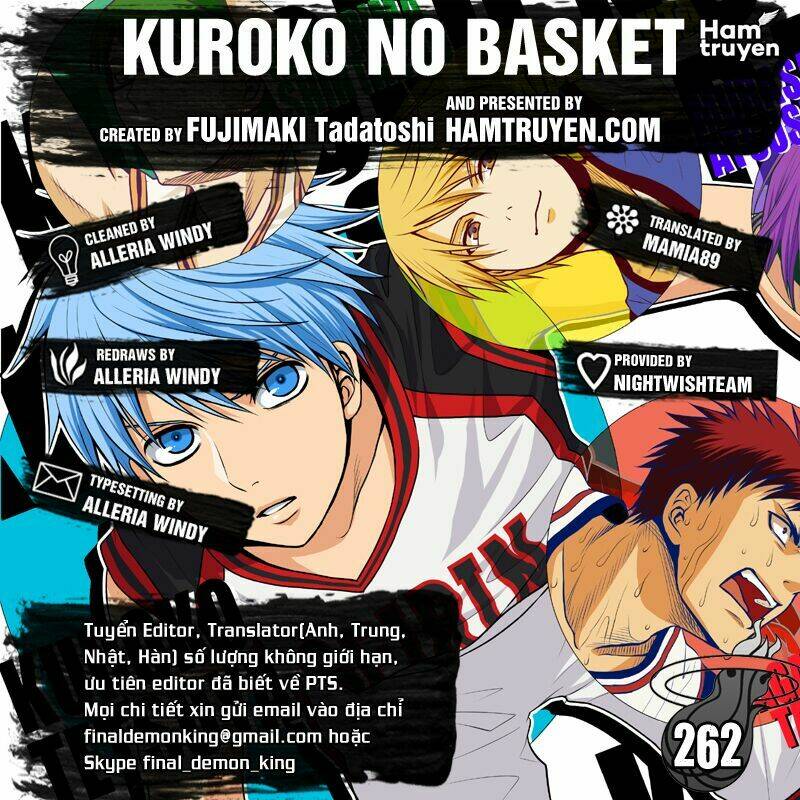Vua Bóng Rổ Kuroko Chương 262 Ảnh 2