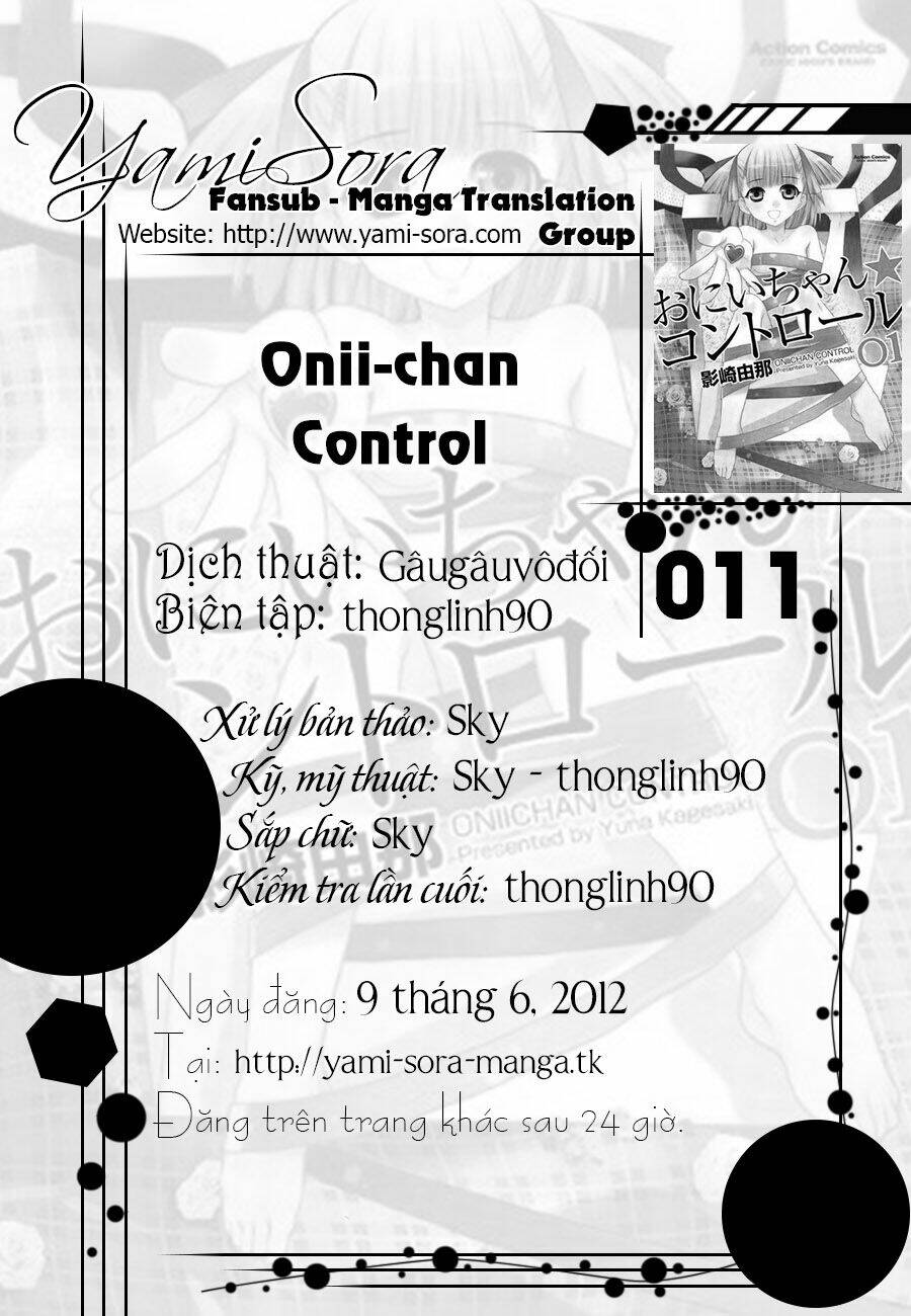Oniichan Control Chương 11 Ảnh 2