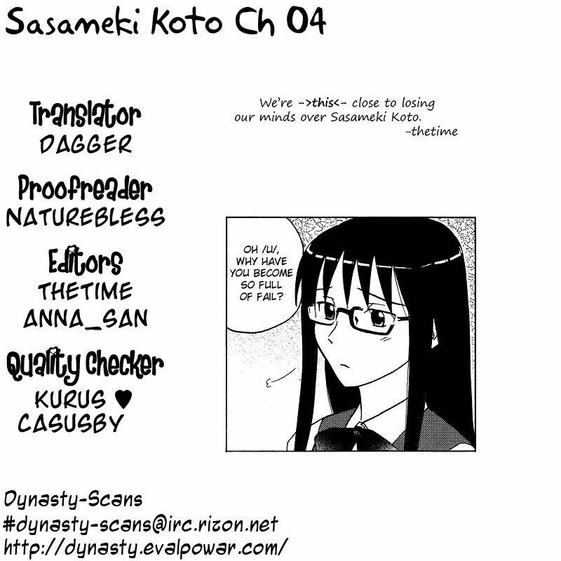 Sasameki Koto Chương 4 Ảnh 28