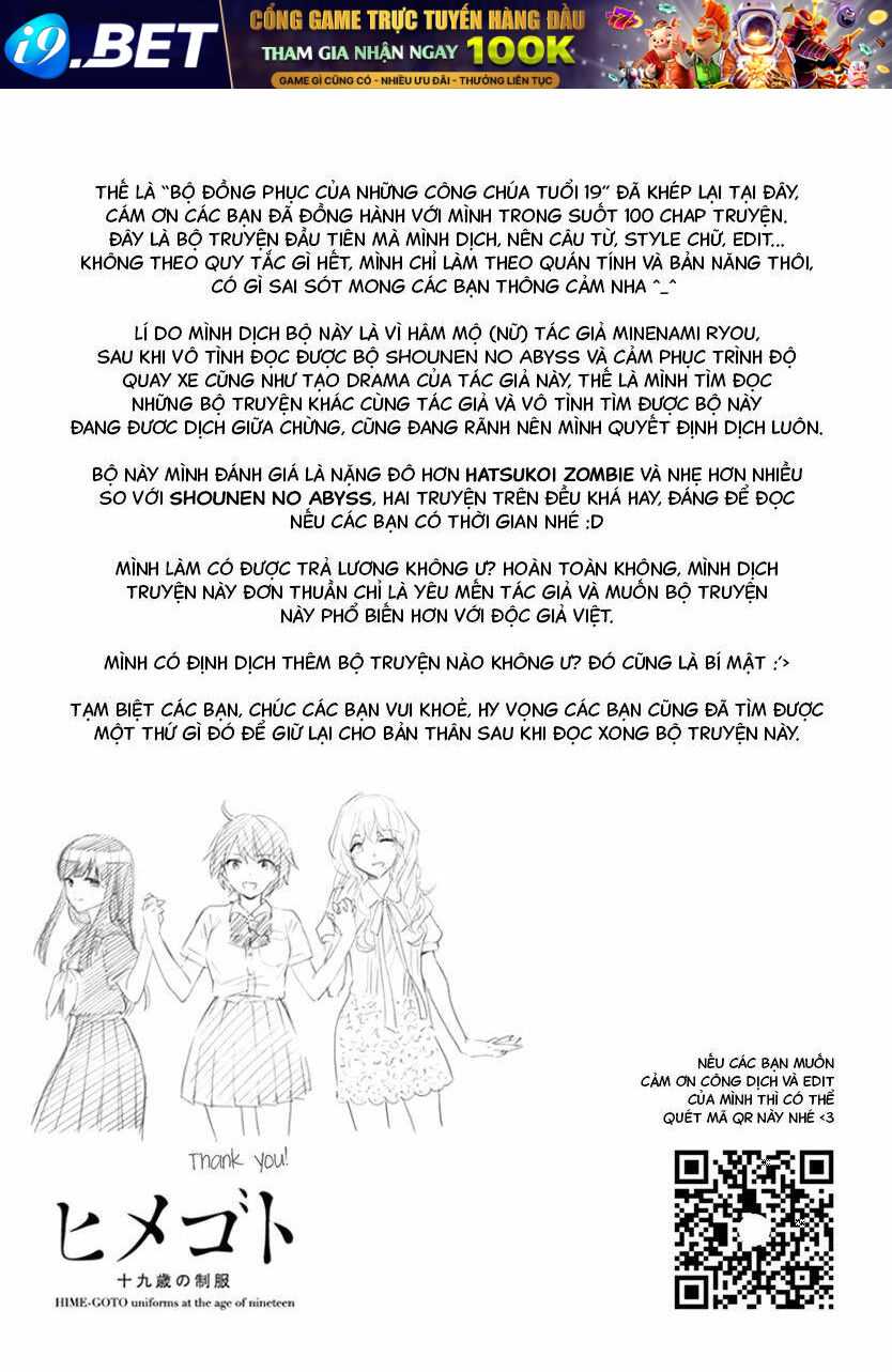 Himegoto - Juukyuusai No Seifuku Chương 100 Ảnh 43