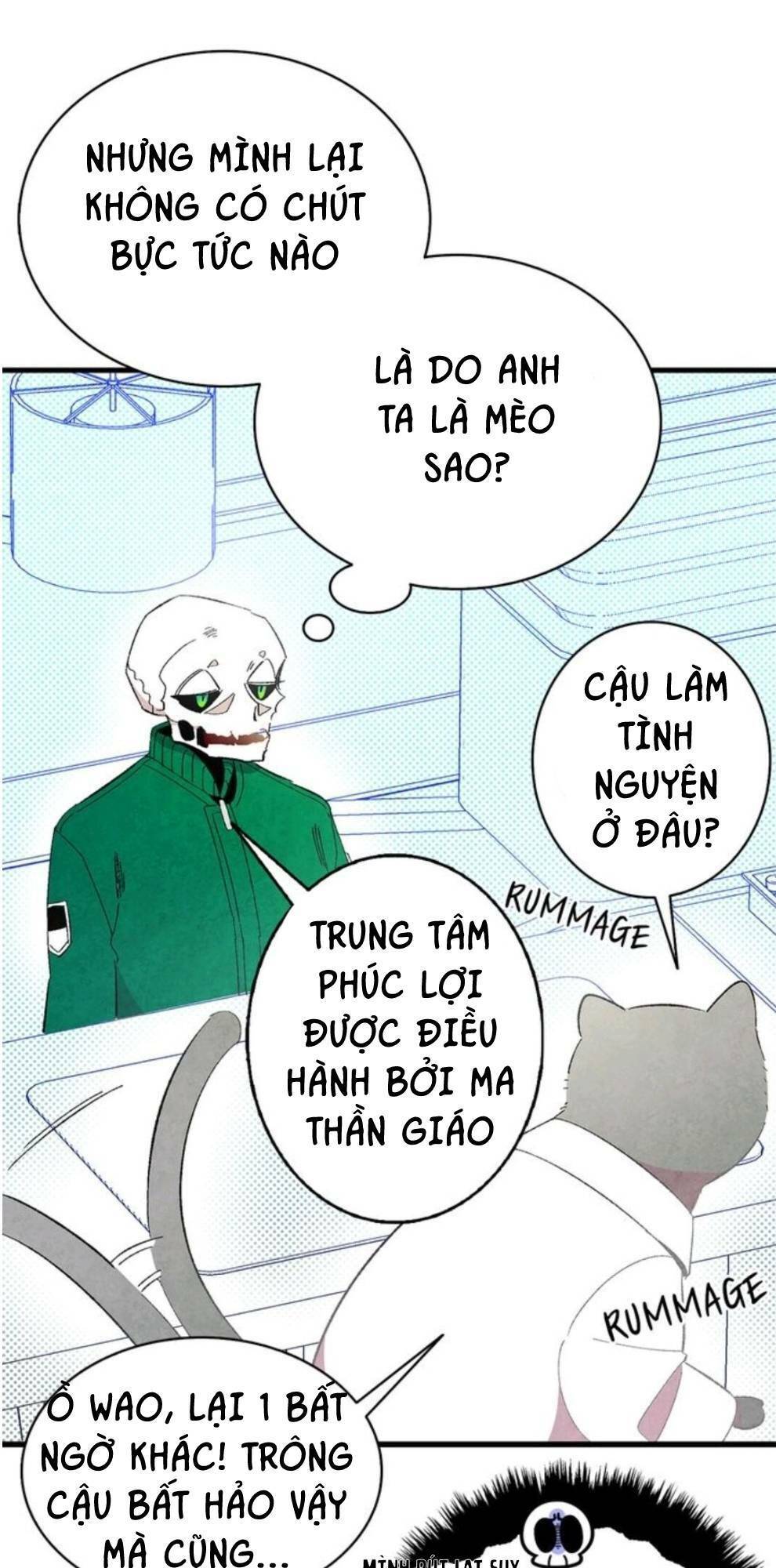 Skeleton Bất Đắt Dĩ Trở Thành Bố Của Bé Mèo Con Chương 8 Ảnh 41