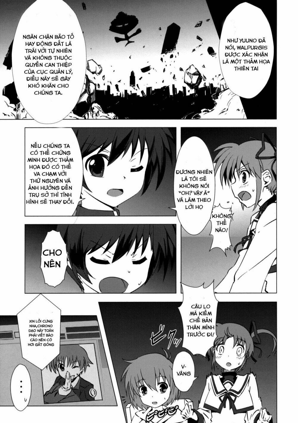 Mahou Shoujo Lyrical Nanoha X Madoka (Crossover) Chương 3 Ảnh 21
