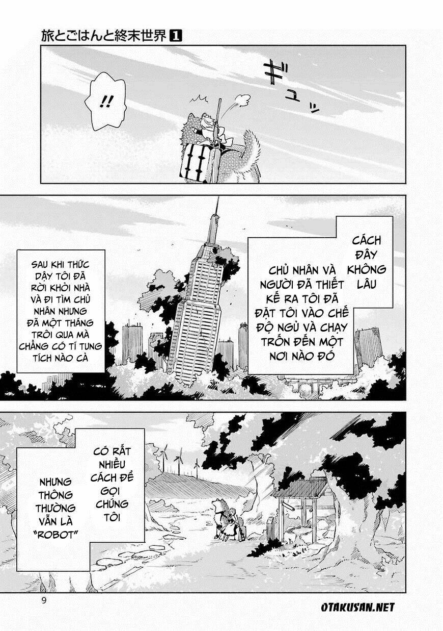 Tabi To Gohan To Shuumatsu Sekai Chương 1 Ảnh 13