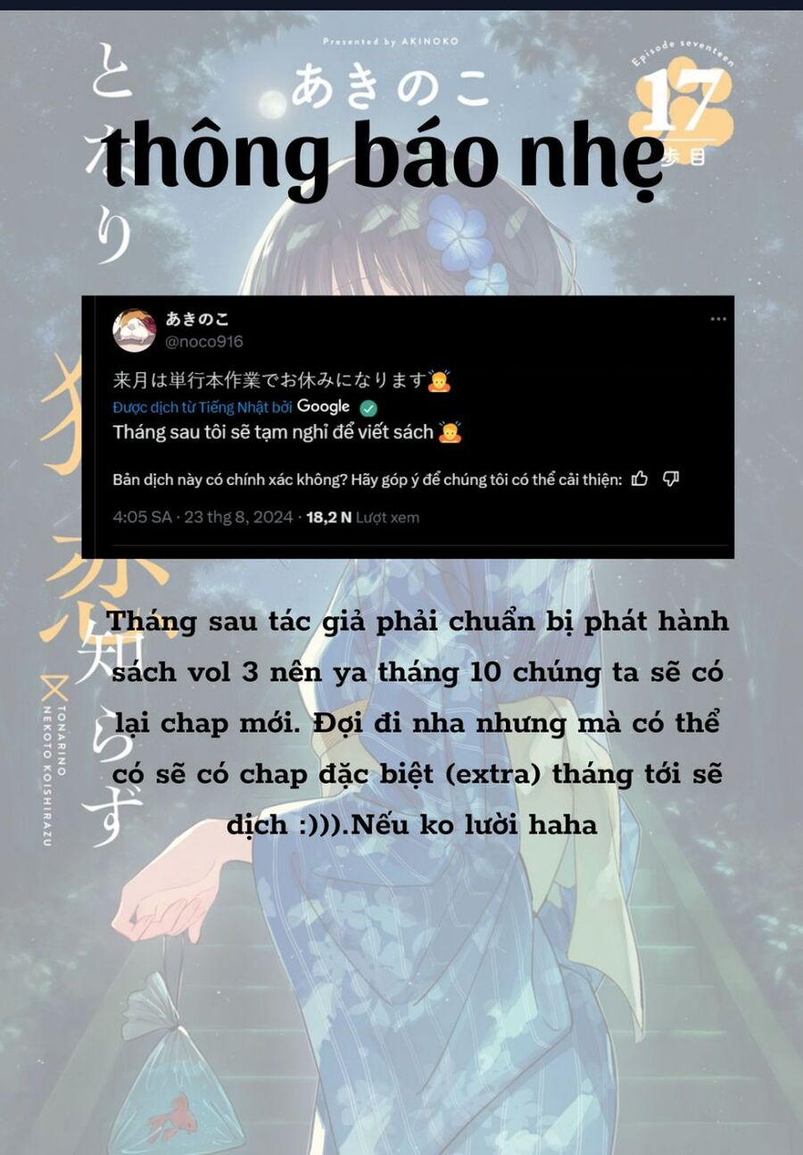 Cô Nàng Mèo Ngủ Gật Và Chàng Trai Hướng Nội Chương 20 Ảnh 34