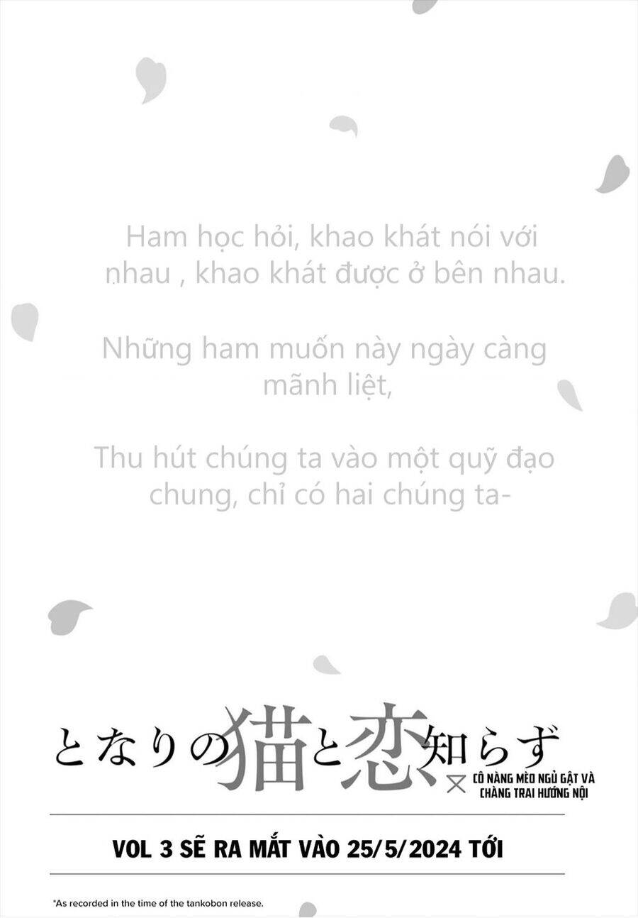 Cô Nàng Mèo Ngủ Gật Và Chàng Trai Hướng Nội Chương 15 Ảnh 24