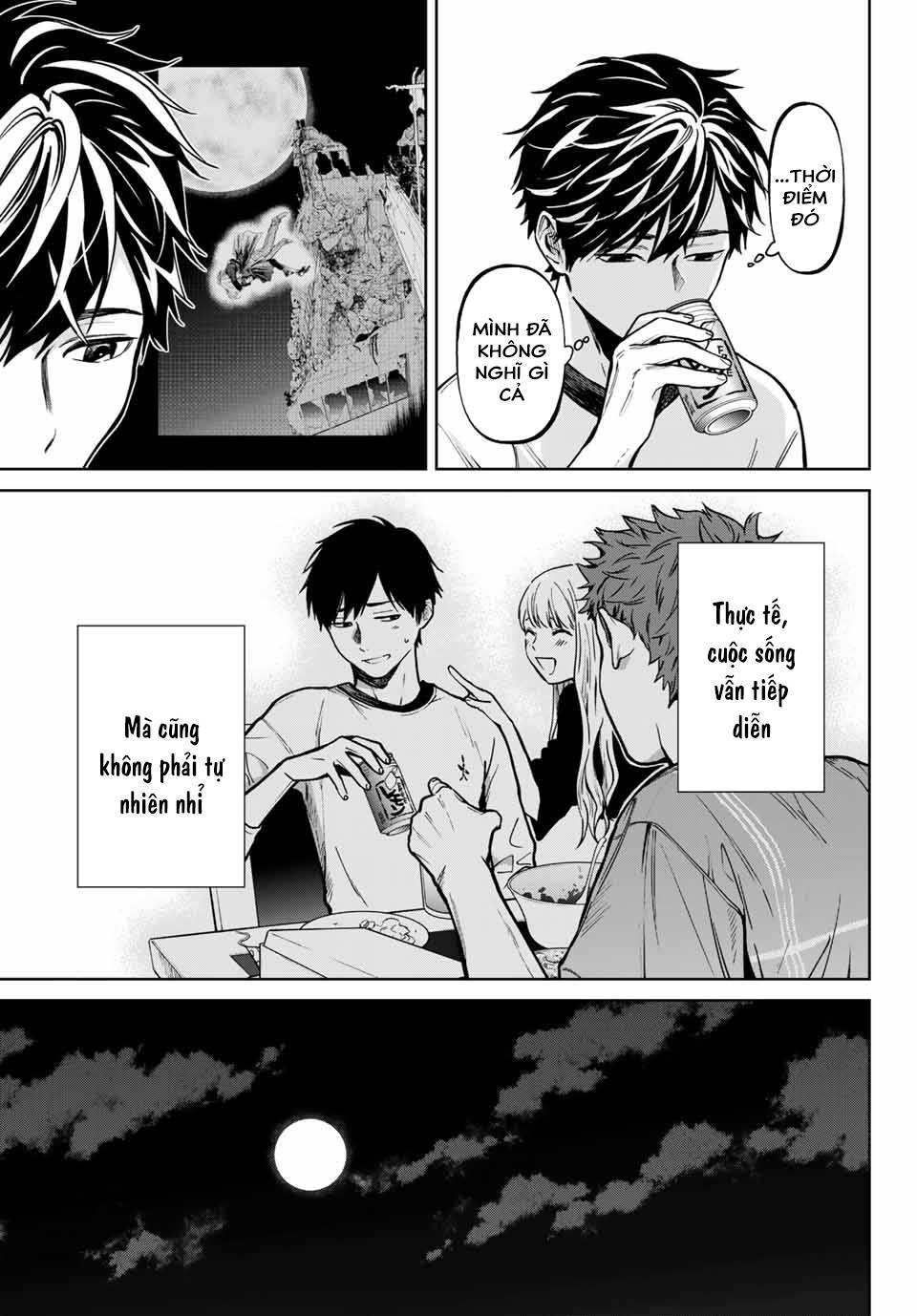 Konya Wa Tsuki Ga Kirei Desu Ga, Toriaezu Shi Ne Chương 58 Ảnh 14