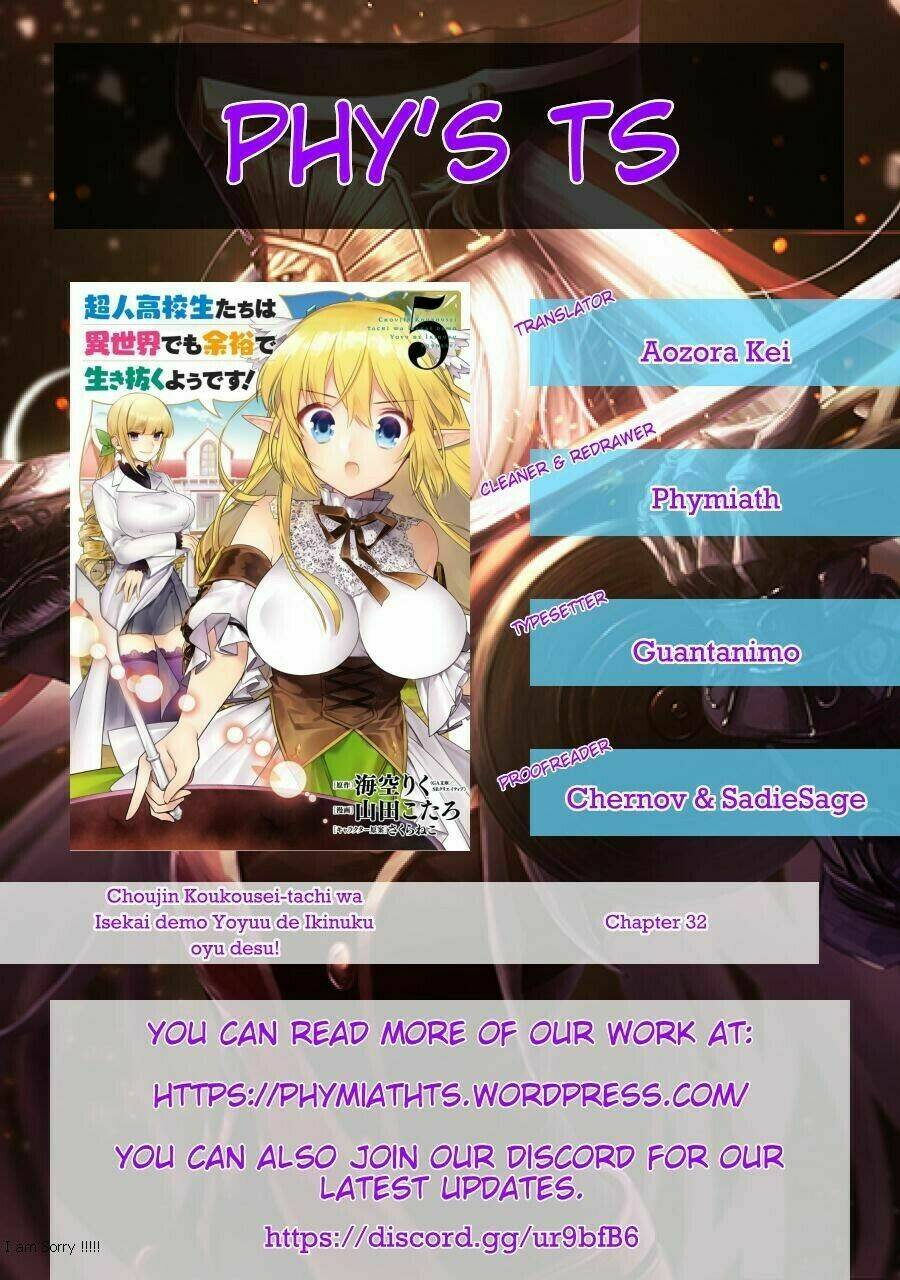 Choujin Koukousei-Tachi Wa Isekai Demo Yoyuu De Ikinuku You Desu Chương 32 Ảnh 26