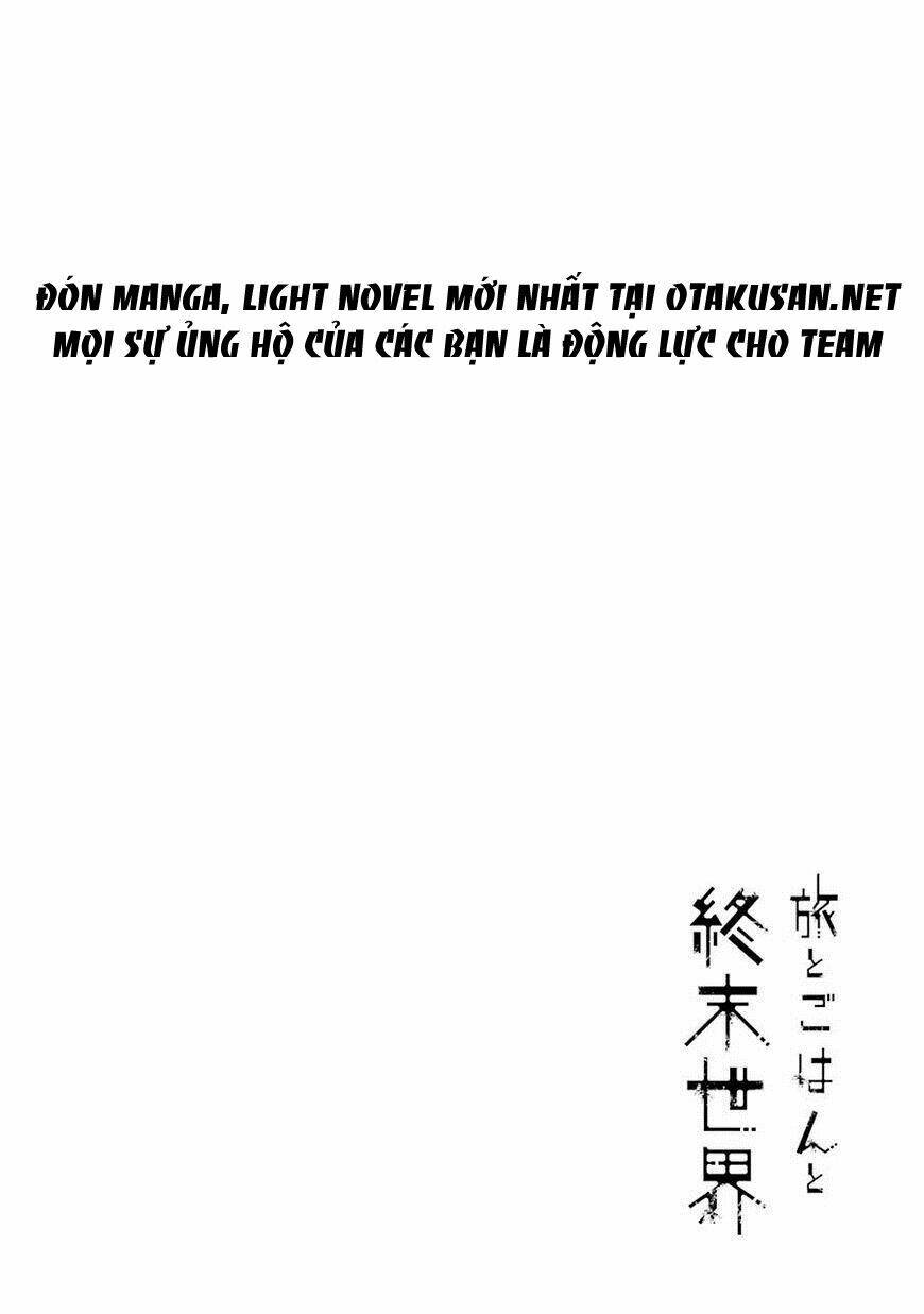 Tabi To Gohan To Shuumatsu Sekai Chương 1 Ảnh 5