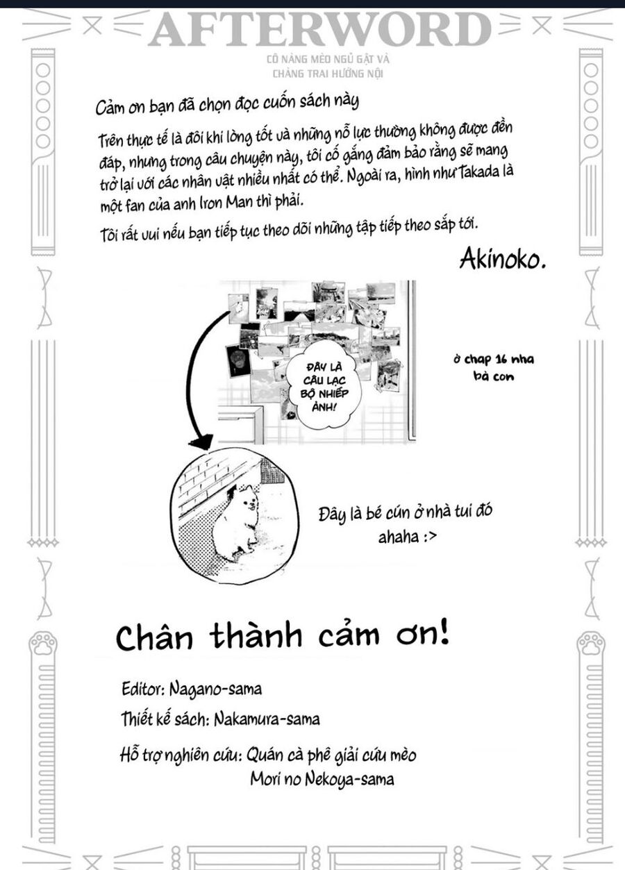 Cô Nàng Mèo Ngủ Gật Và Chàng Trai Hướng Nội Chương 22 Ảnh 21