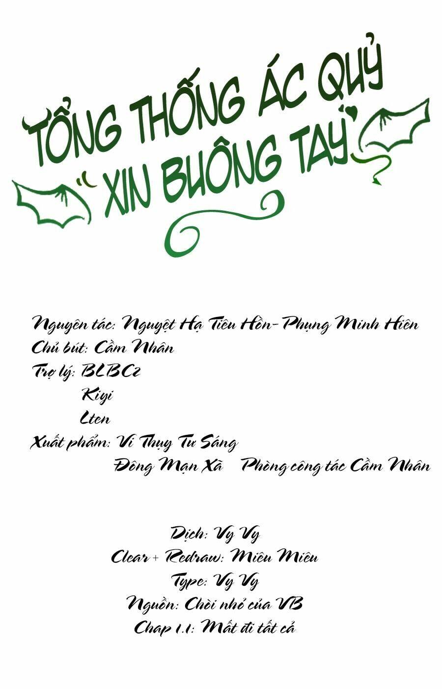 Tổng Thống Ác Quỷ Xin Buông Tay Chương 1 Ảnh 2