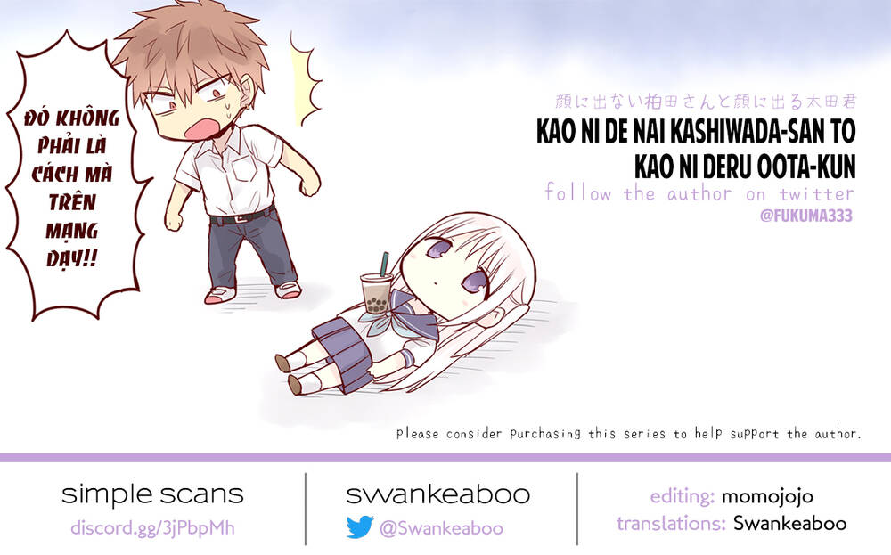 Kao Ni Denai Kashiwada-San To Kao Ni Deru Oota-Kun Chương 31.5 Ảnh 16