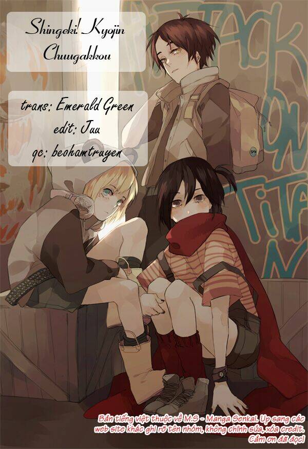 Shingeki! Kyojin Chuugakkou Chương 1 Ảnh 2