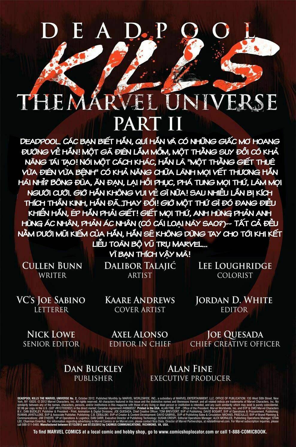 Deadpool Kills Marvel Universe Chương 2 Ảnh 4