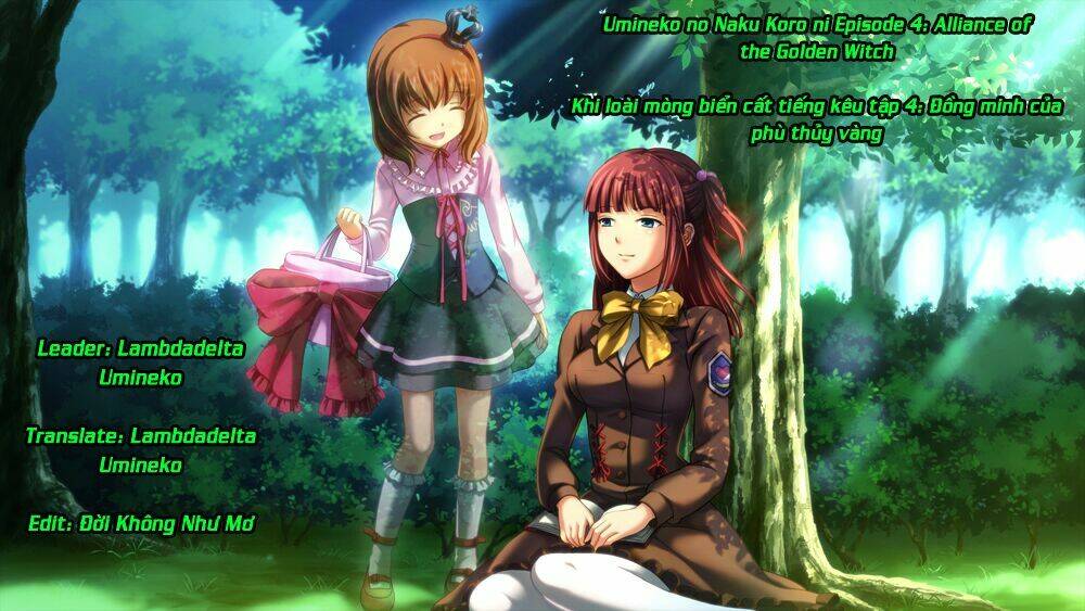 Umineko No Naku Koro Ni Episode 4: Alliance Of The Golden Witch Chương 29 Ảnh 2