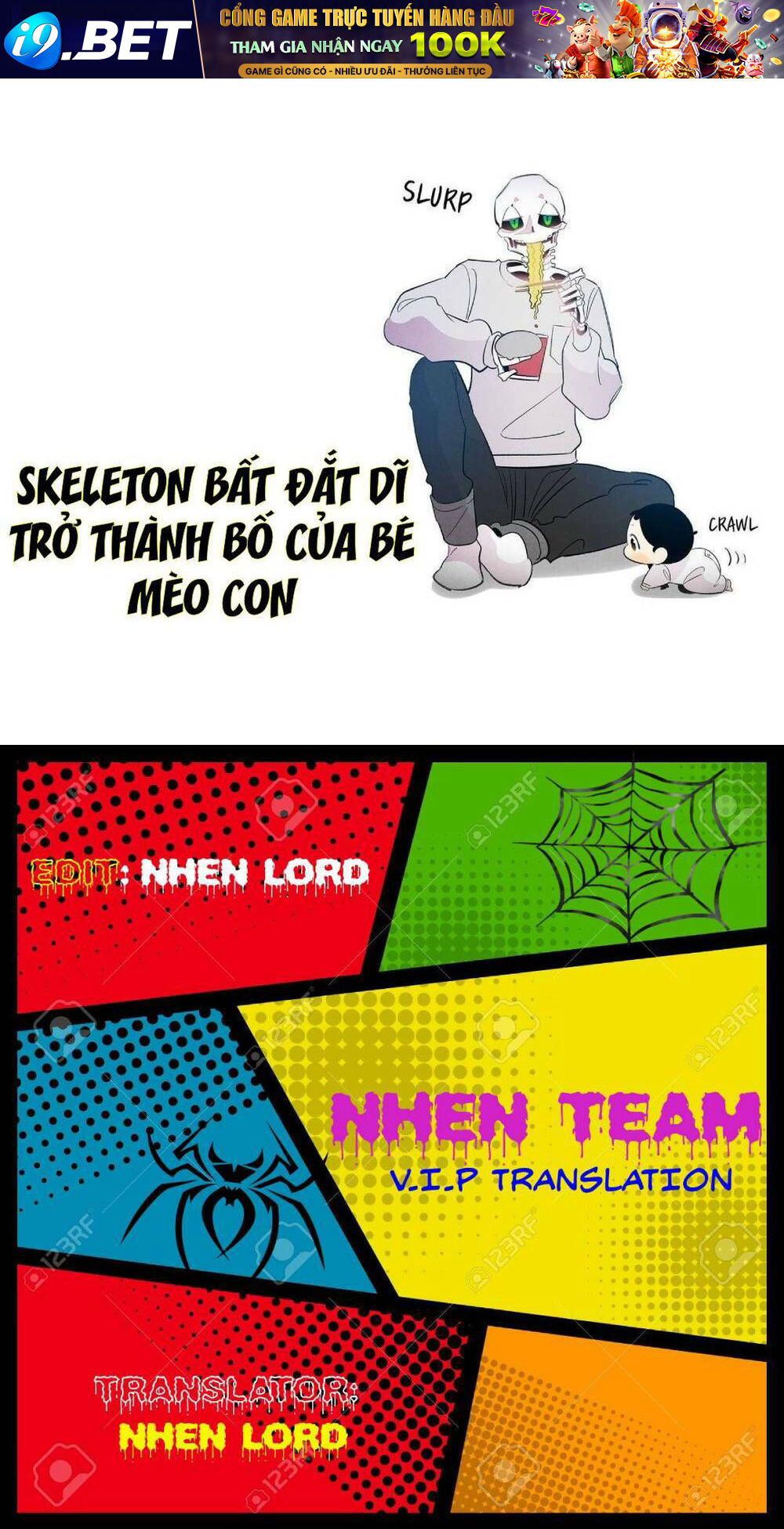 Skeleton Bất Đắt Dĩ Trở Thành Bố Của Bé Mèo Con Chương 20 Ảnh 2