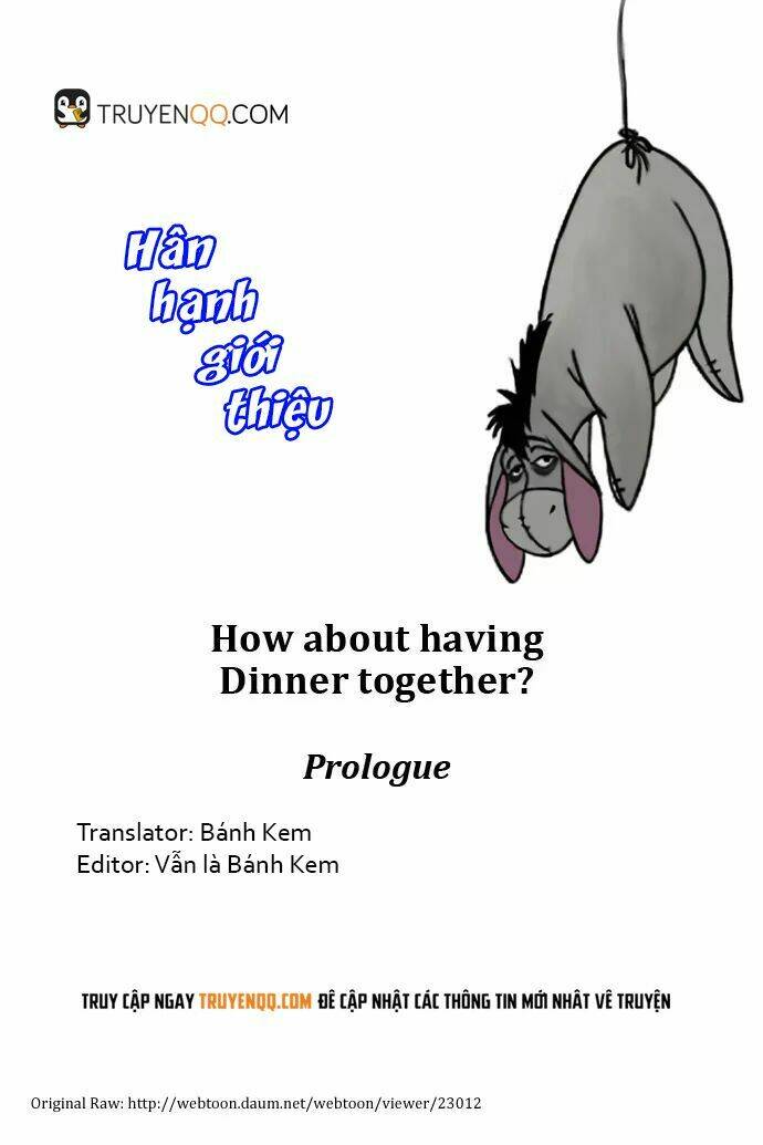 Chúng Ta Ăn Tối Cùng Nhau Nhé? Chương 1 Ảnh 3