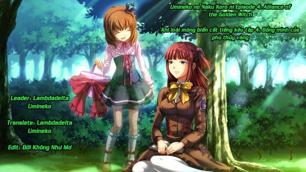 Umineko No Naku Koro Ni Episode 4: Alliance Of The Golden Witch Chương 24 Ảnh 2