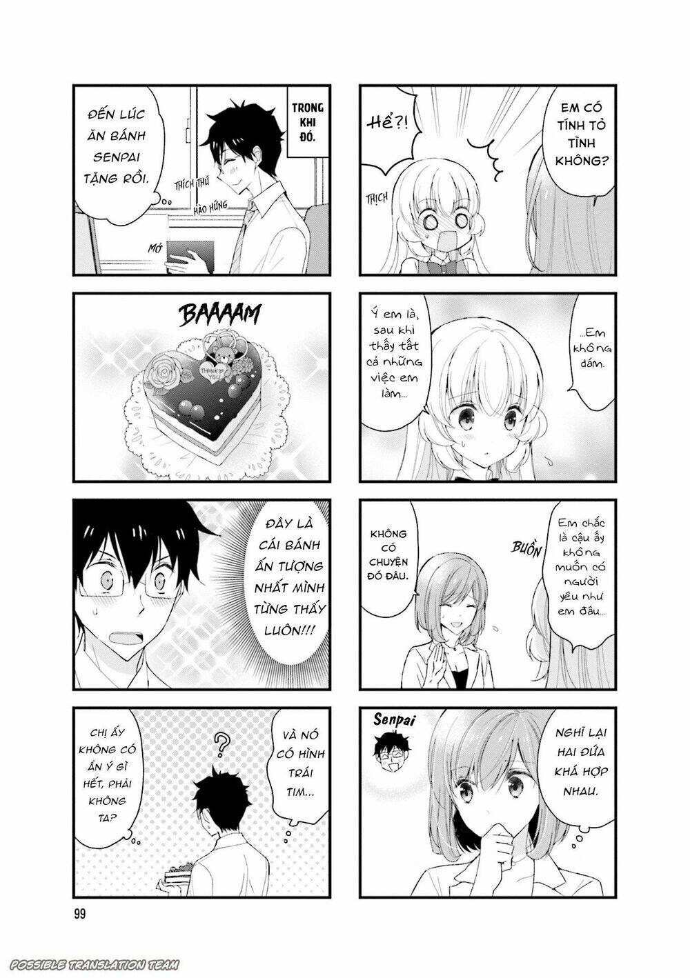 Senpai Nhỏ Nhắn Của Tôi Rất Dễ Thương Chương 28 Ảnh 8