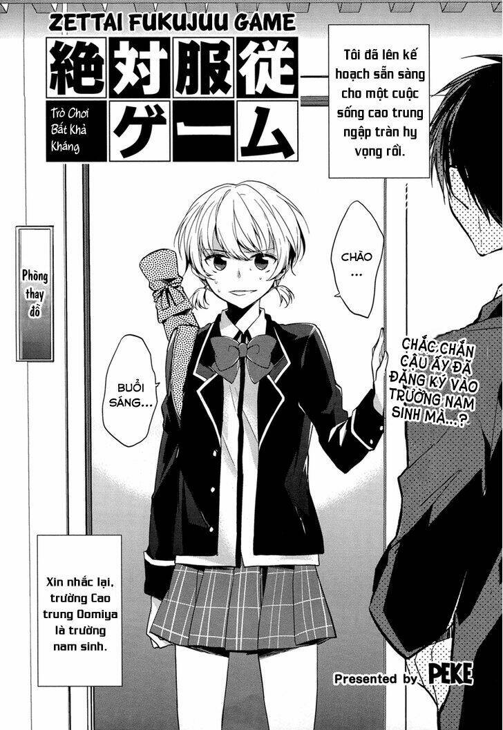 Zettai Fukujuu Game Chương 1 Ảnh 5