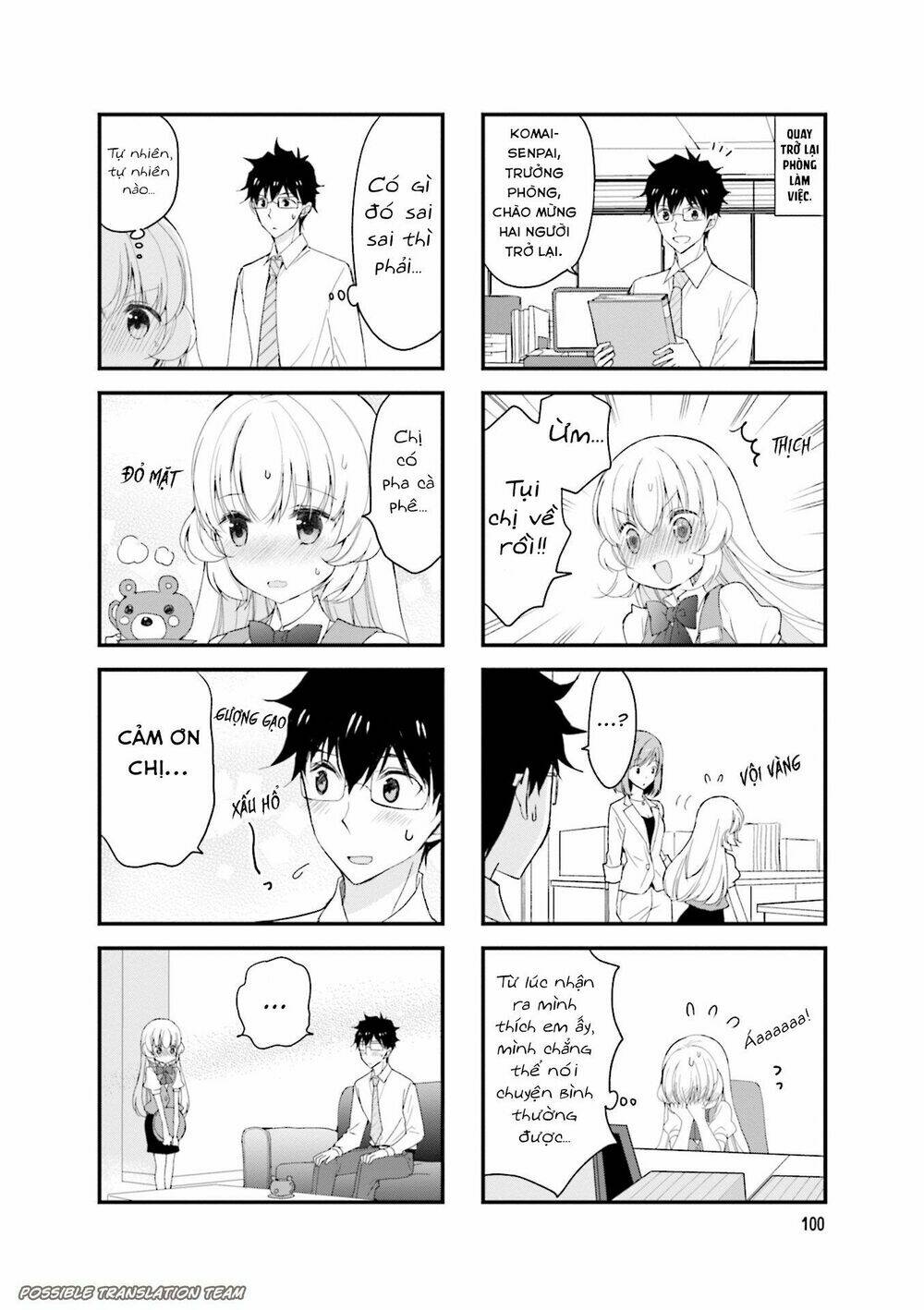 Senpai Nhỏ Nhắn Của Tôi Rất Dễ Thương Chương 28 Ảnh 9