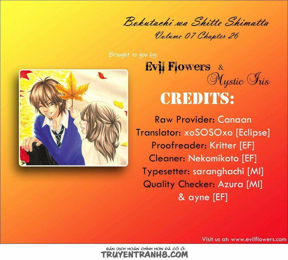 Bokutachi Wa Shitte Shimatta Chương 26 Ảnh 6