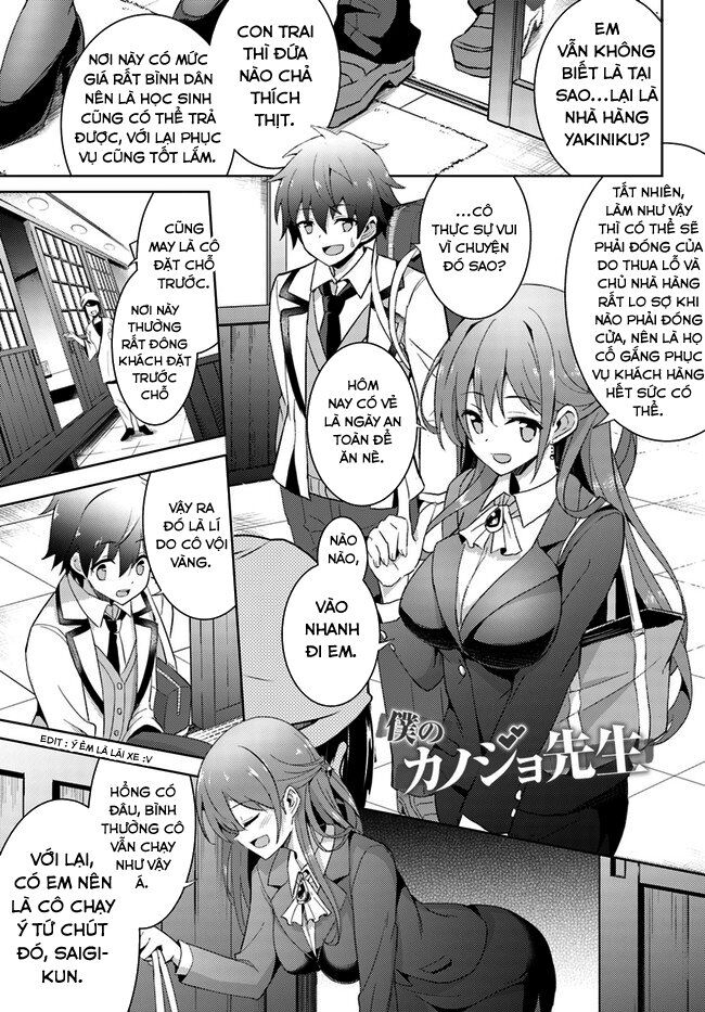 Boku No Kanojo Sensei Chương 4 Ảnh 7