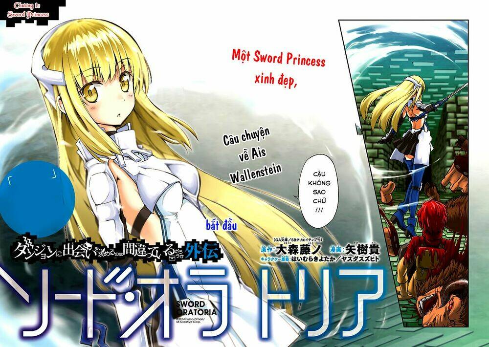 Dungeon Ni Deai Wo Motomeru No Wa Machigatte Iru Darou Ka Gaiden - Sword Oratoria Chương 1 Ảnh 4