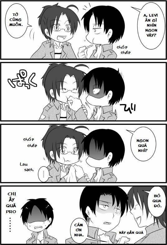 Tấn Công Người Khổng Lồ - Doujinshi Levihan Chương 13.5 Ảnh 2