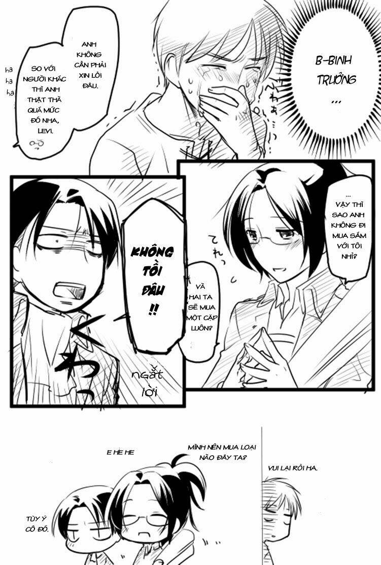 Tấn Công Người Khổng Lồ - Doujinshi Levihan Chương 18 Ảnh 7