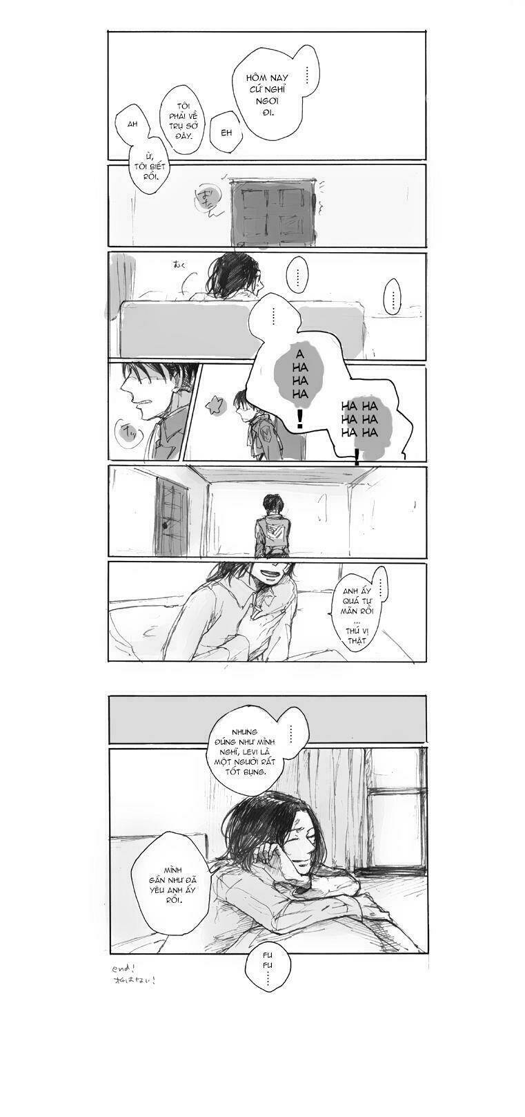 Tấn Công Người Khổng Lồ - Doujinshi Levihan Chương 12 Ảnh 12