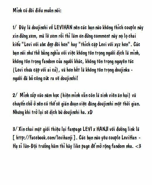Tấn Công Người Khổng Lồ - Doujinshi Levihan Chương 6 Ảnh 2